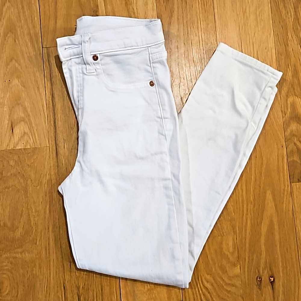 Gap True Skinny High Rise 00P White NWOT